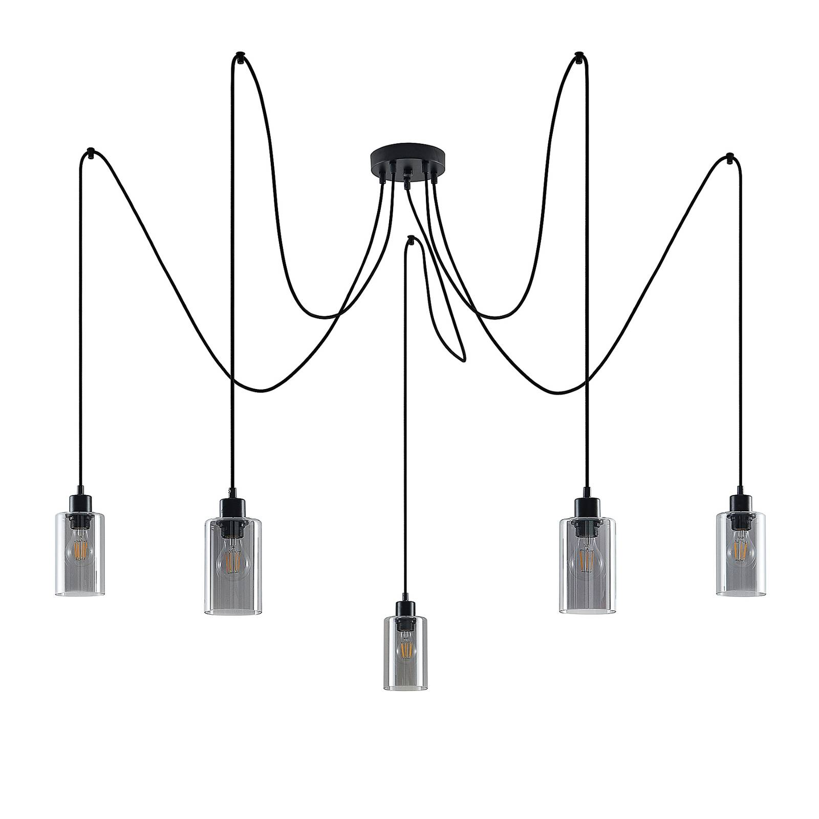 Lindby Pendant Light - Living / Dining Room - Hanging Light - Modern - Black