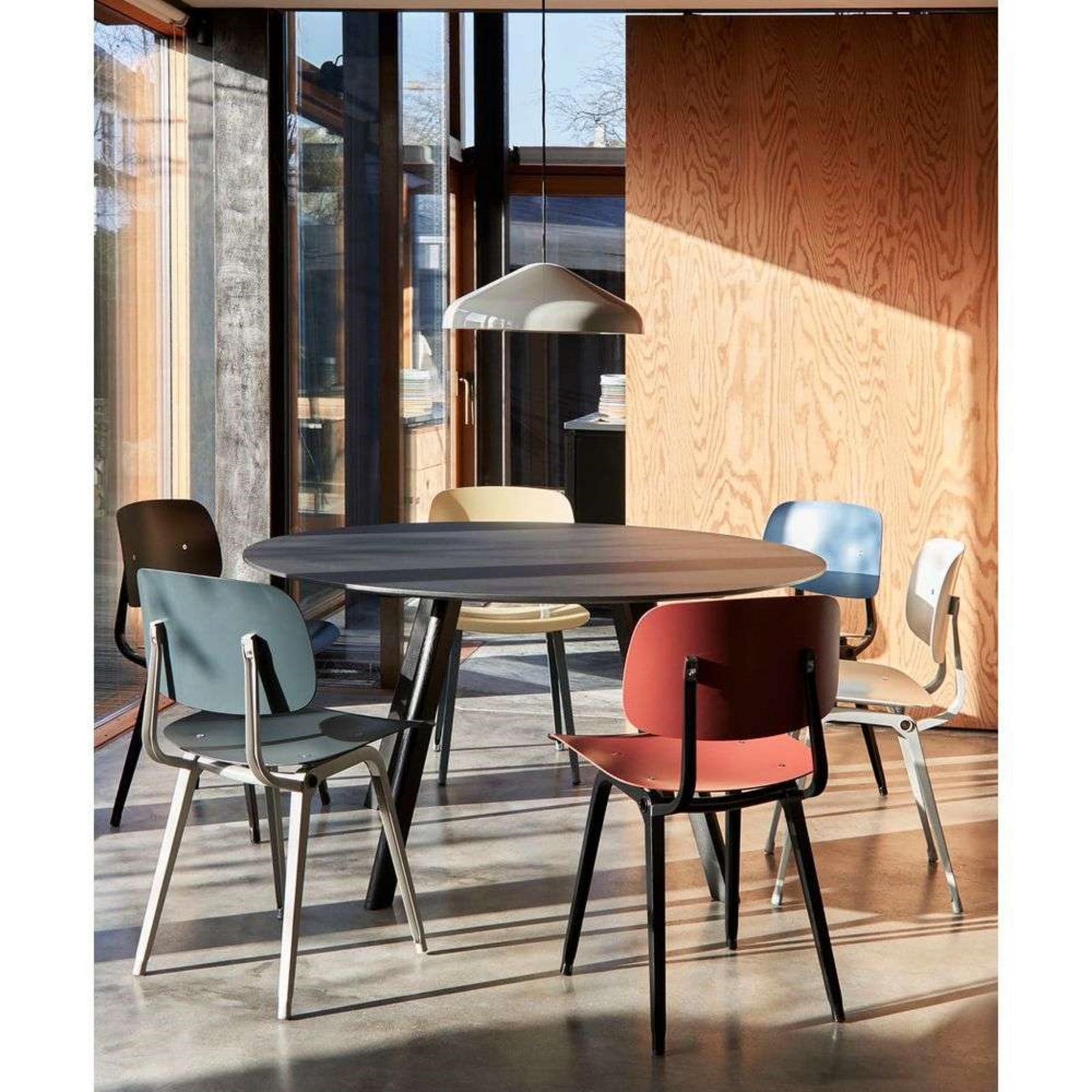 Pao Steel Pendelleuchte 470 Cool Grey HAY - Wohnzimmer - Metall