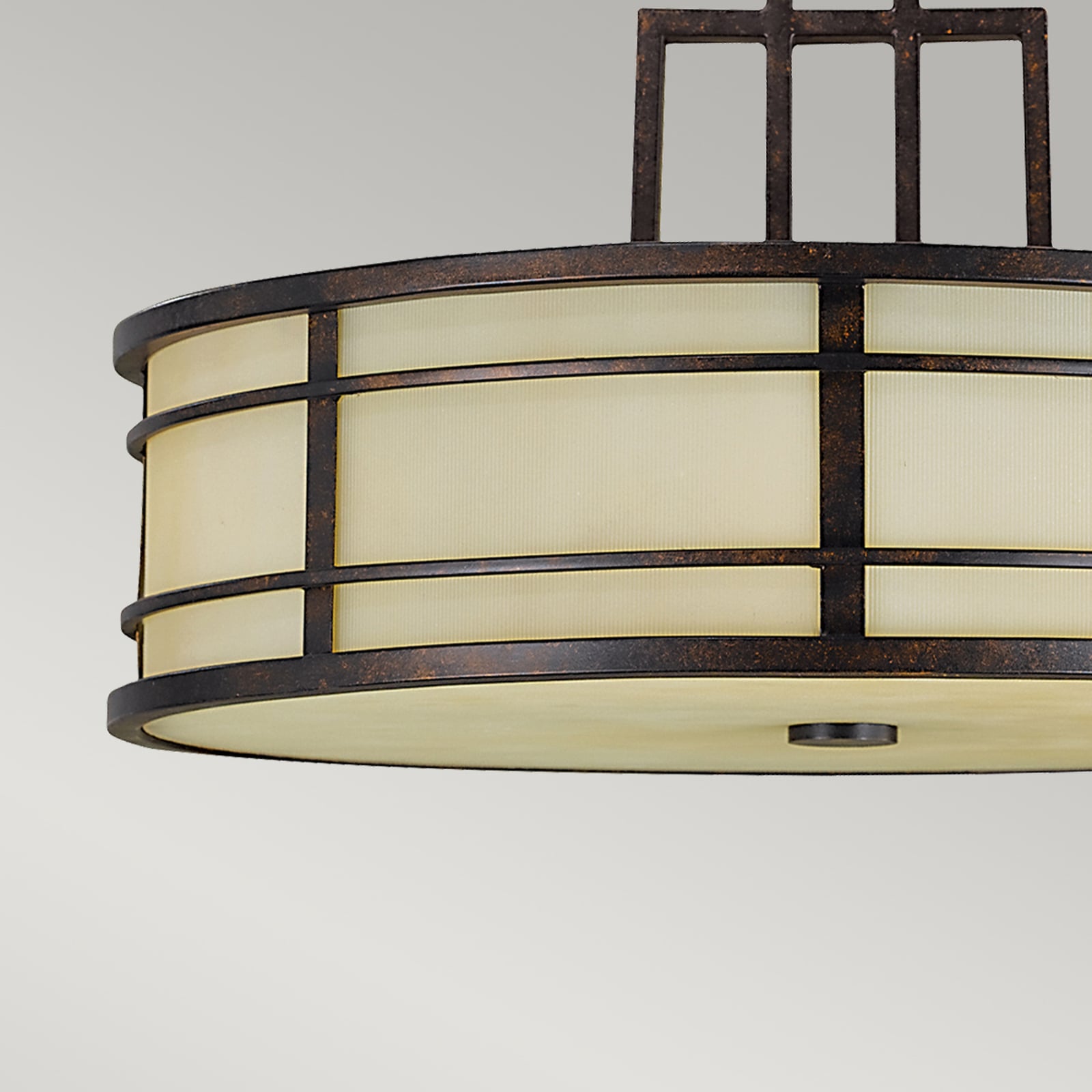 Fusion hængelampe, bronze/rav, 53 cm - FEISS Fusion hængelampe, bronze/rav, 53 cm - FEISS