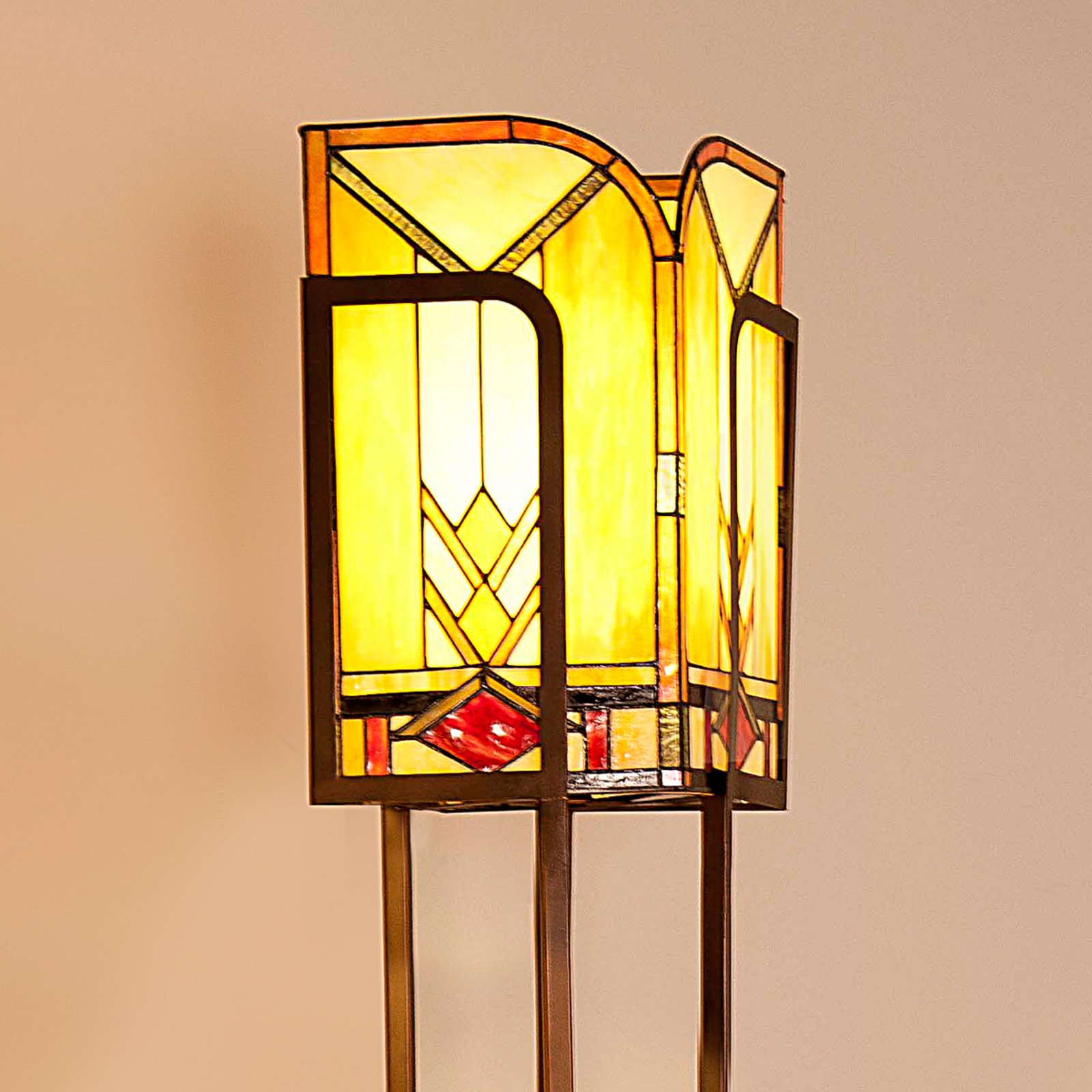 Madison gulvlampe udformet i Tiffany-stil