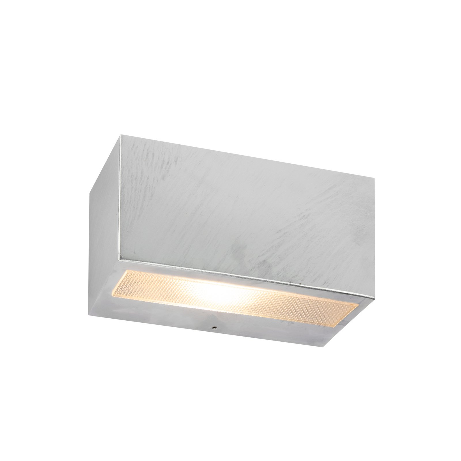 Asker Down LED Buiten Wandlamp L21,5 Verzinkt - Norlys