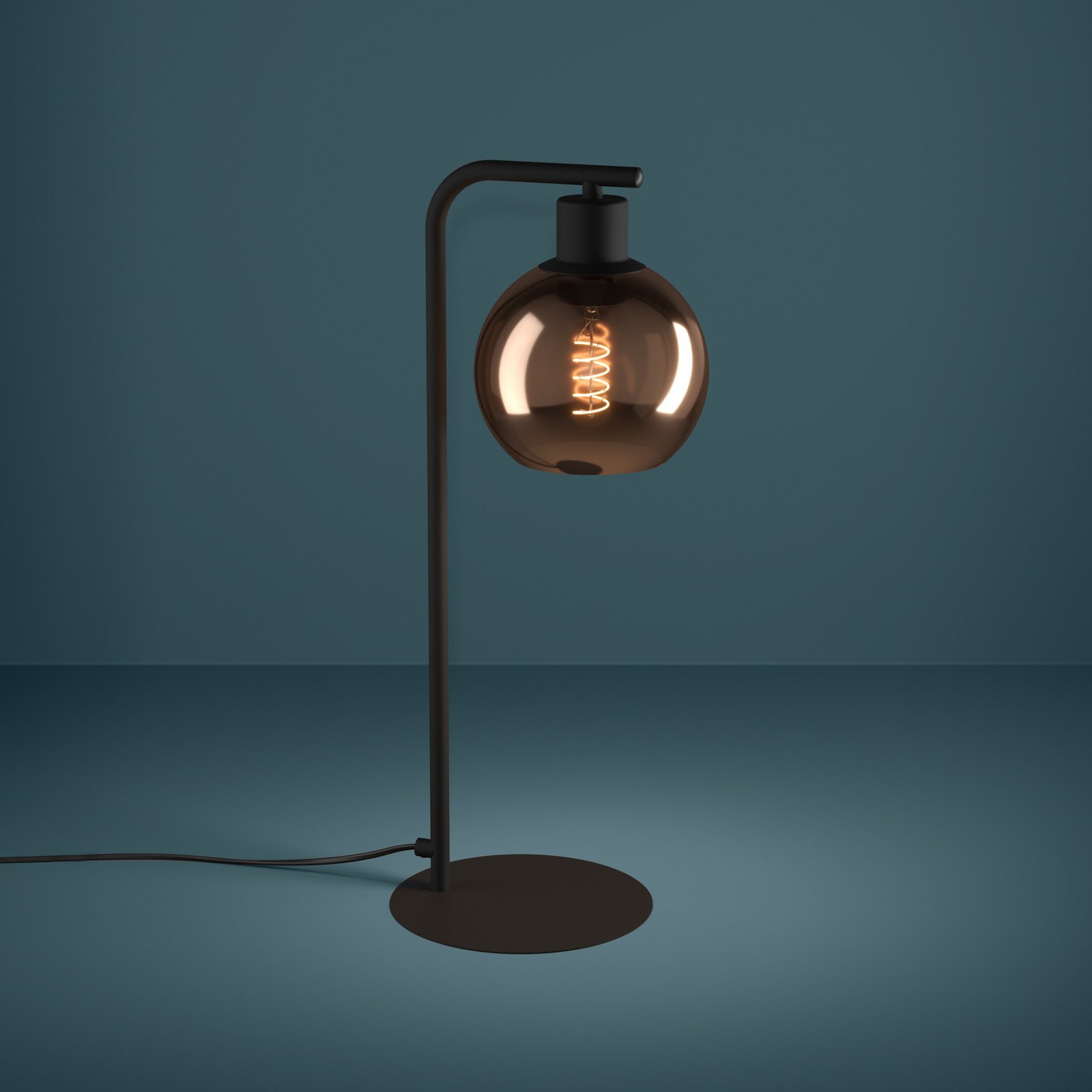 EGLO Stars Of Light Lampă de masă Cordoba sticlă de culoarea cuprului - Camera de zi / sufragerie - Modern - cupru negru