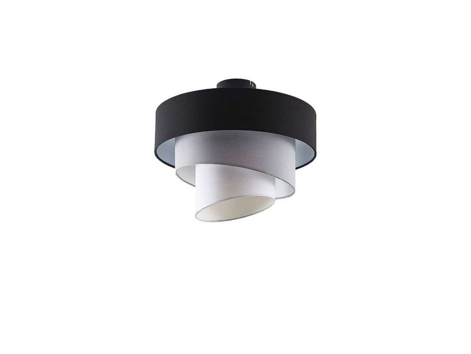 Coria Stropní Lampa Black/Grey - Lindby