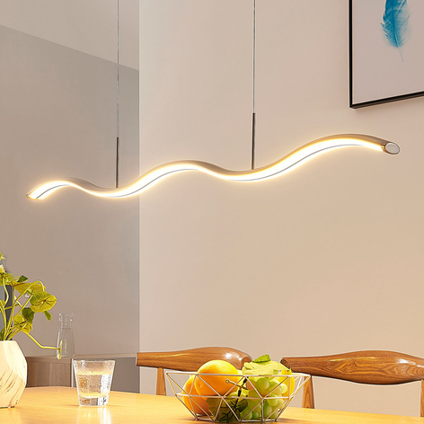 Falista lampa wisząca LED Brama