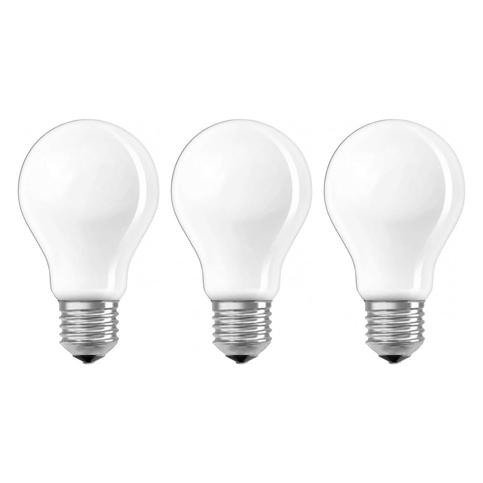 LED-Lampe E27 7W, 806 Lumen, 3er-Set