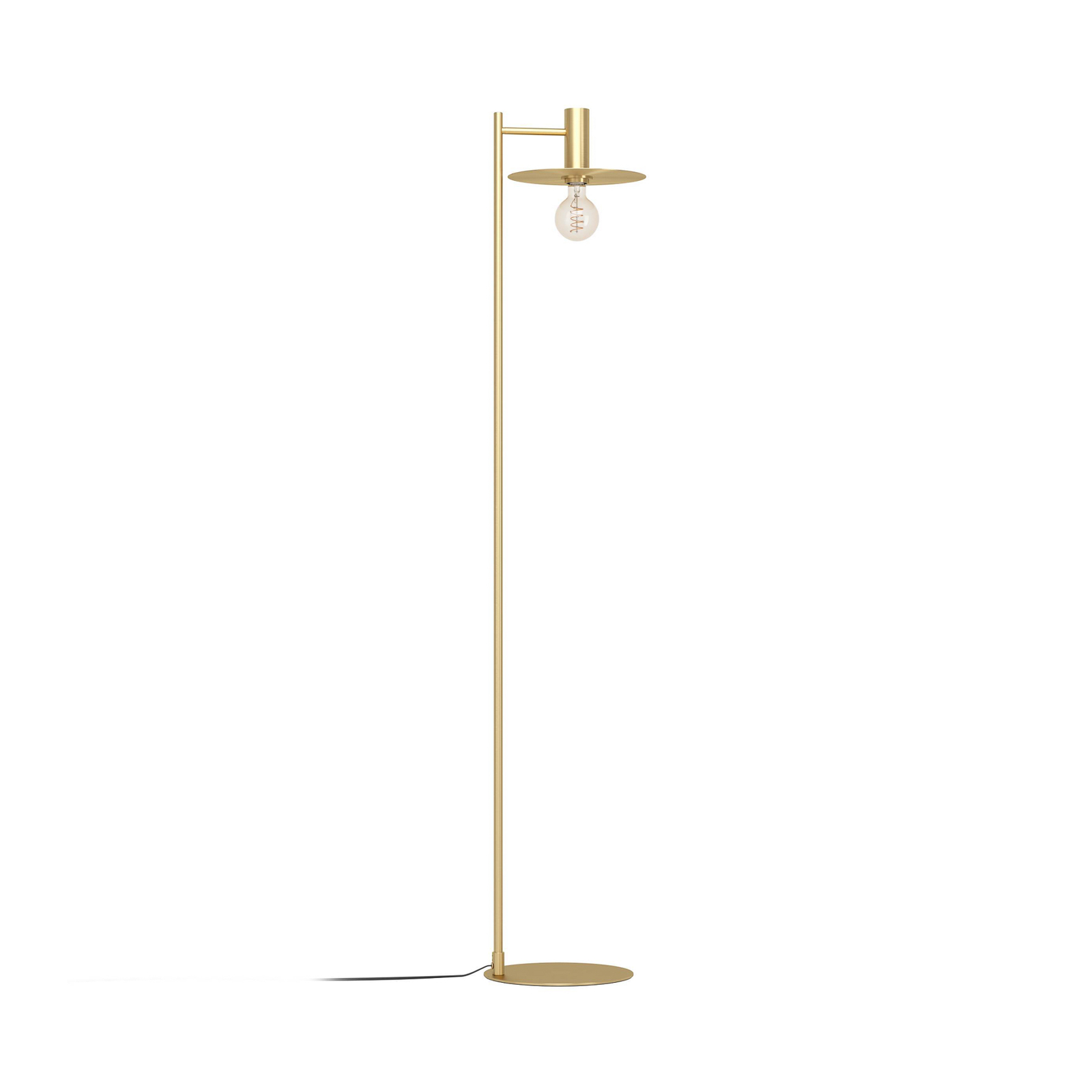 Escandell floor lamp in brushed brass