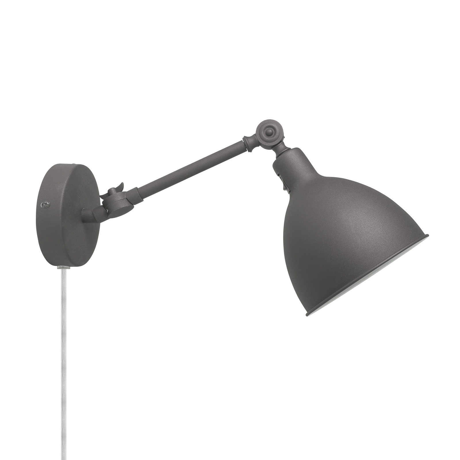 By Rydéns Bazar Mini wandlamp met stekker grijs
