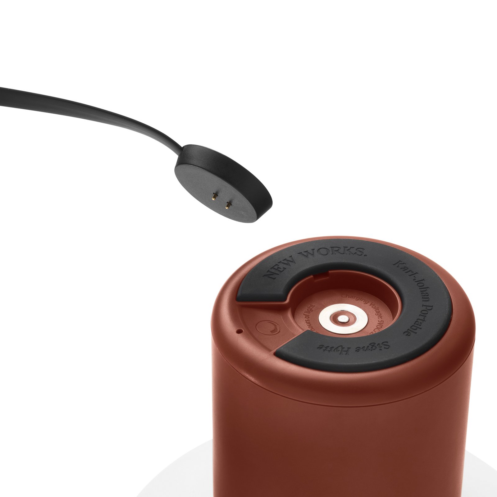 Karl-Johan Portable Table Lamp IP65 Earth Red - New Works