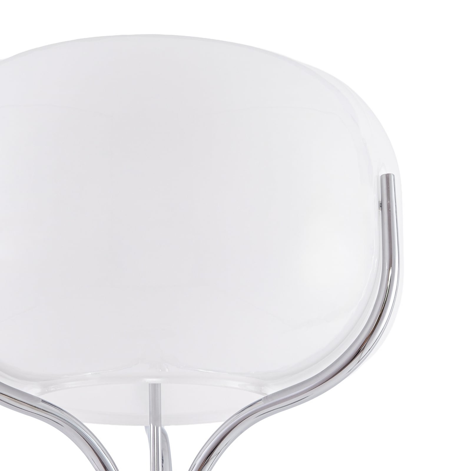 Lampe sur pied Christo, hauteur 160 cm, chrome/blanc, verre - Lucande Lampe sur pied Christo, hauteur 160 cm, chrome/blanc, verre - Lucande