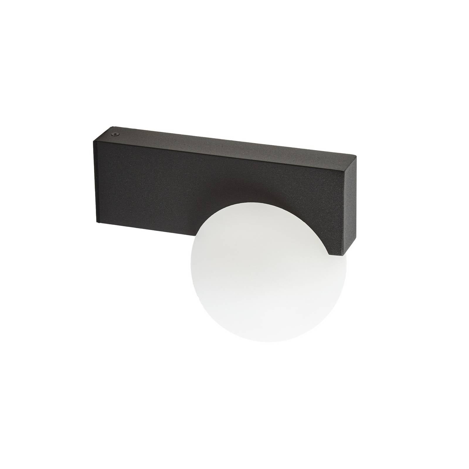 Lucande LED-Außenwandleuchte Vijon, schwarz, CCT, IP44