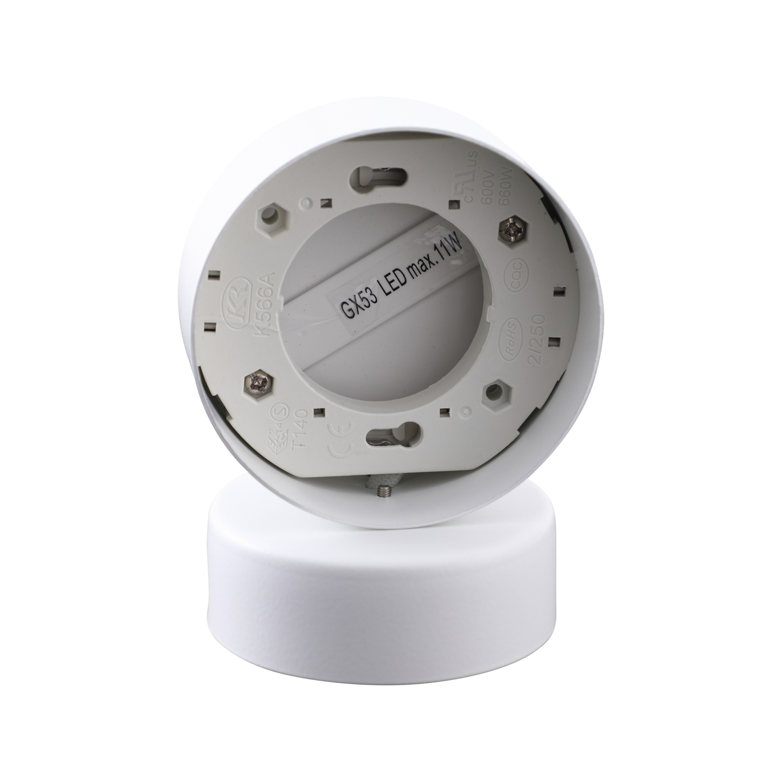 Aplică Lindby Jyla, albă, soclu în partea inferioară Aplică Lindby Jyla, albă, soclu în partea inferioară