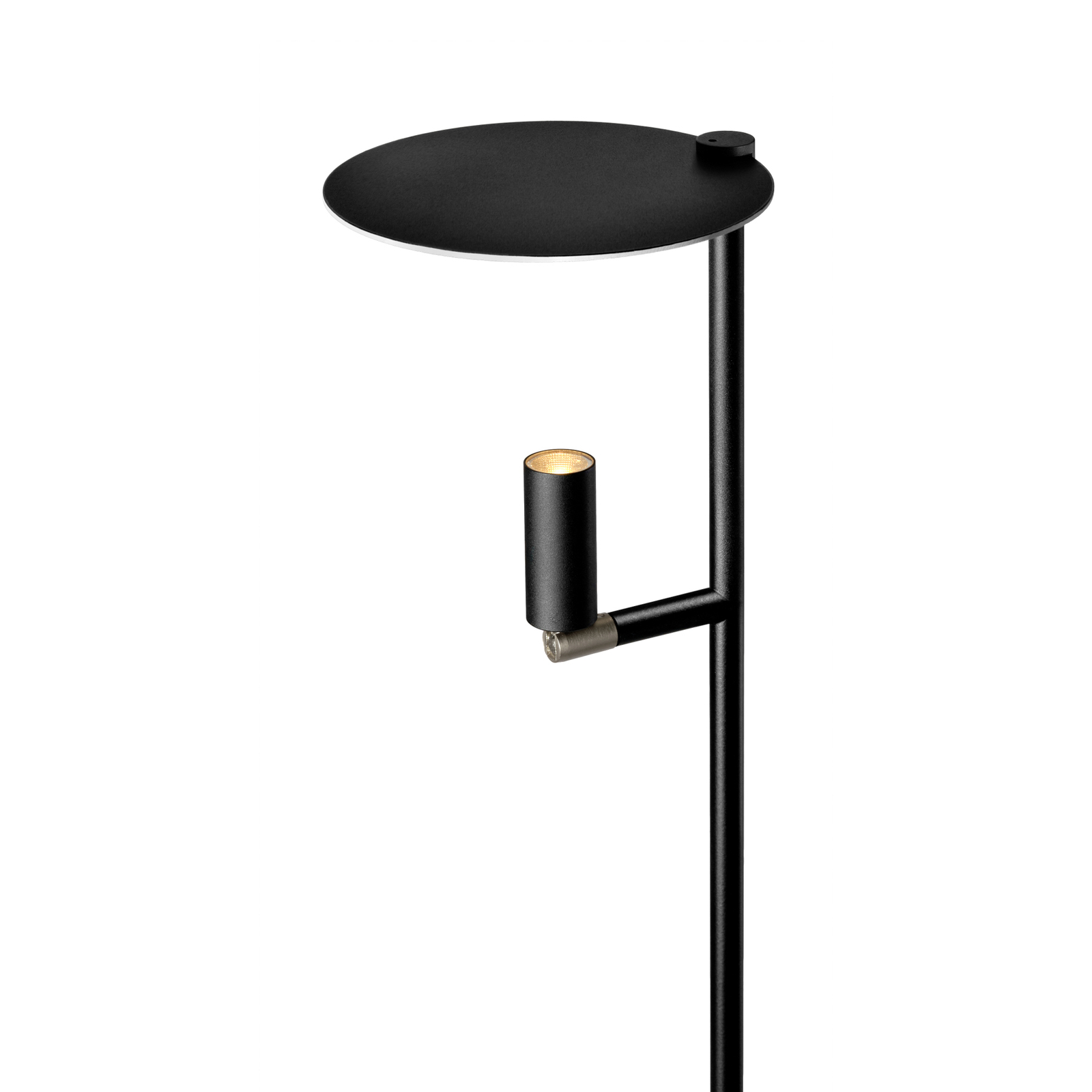 Lámpara mesa LED Kelly foco ajustable negro/níquel