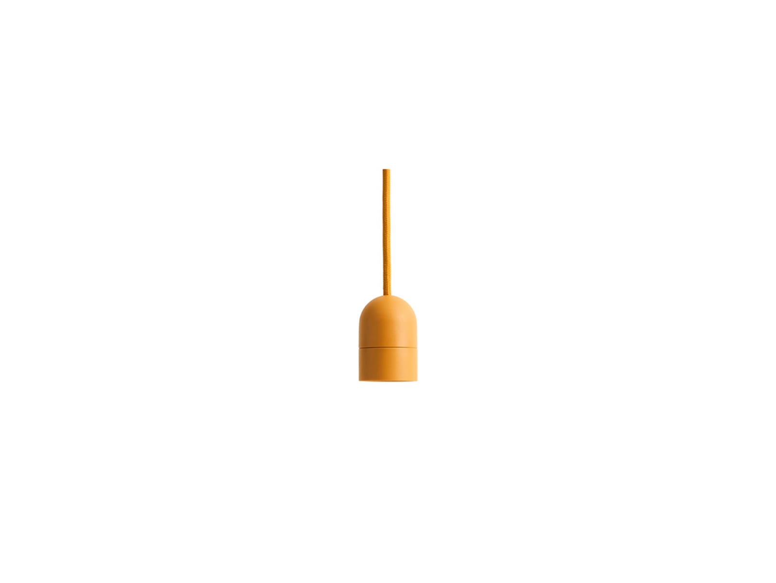 HAY E27-Pendelfassung COMMON, gelb, Ø 4,5 cm