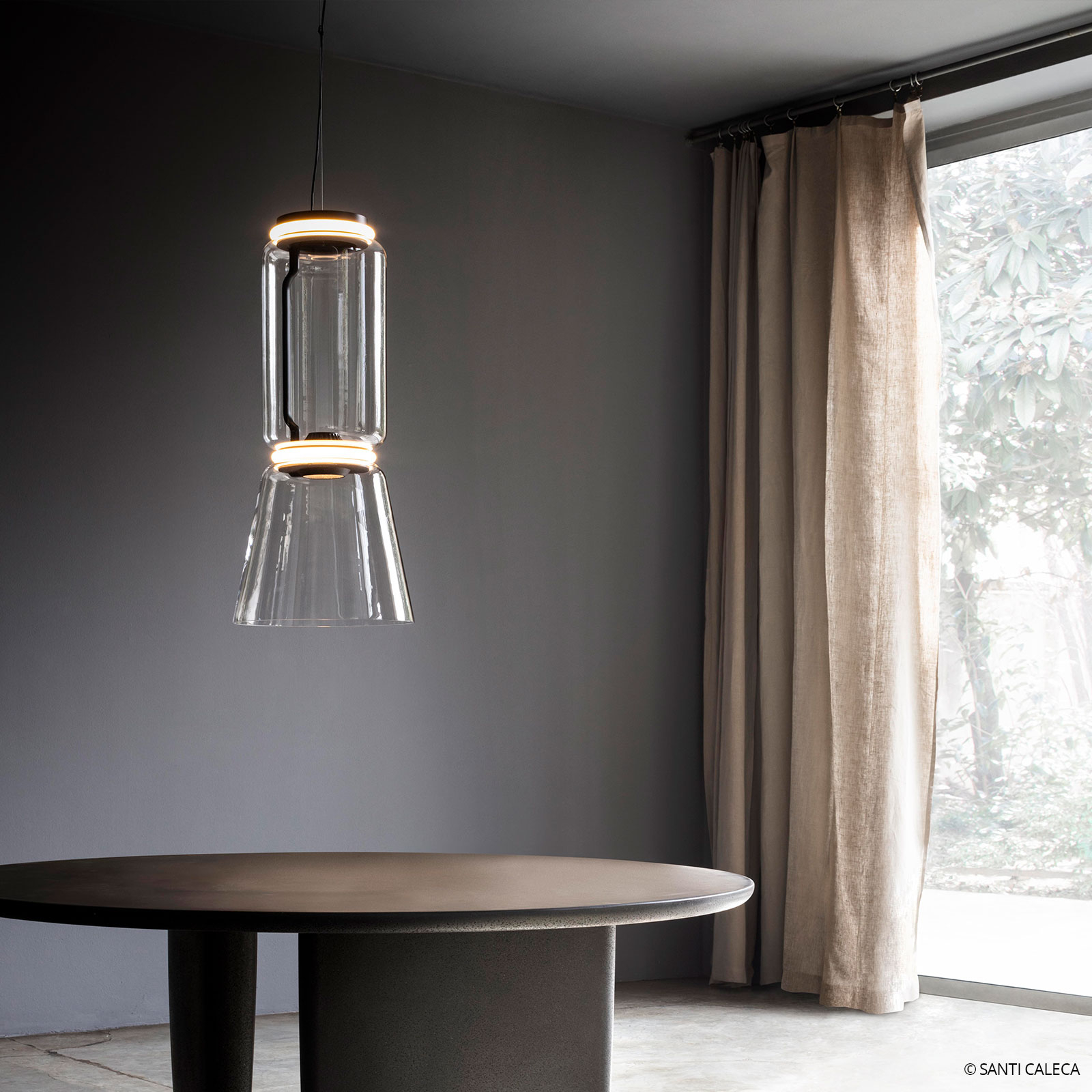 FLOS Noctambule Hängelampe Low Cylinder & Cone