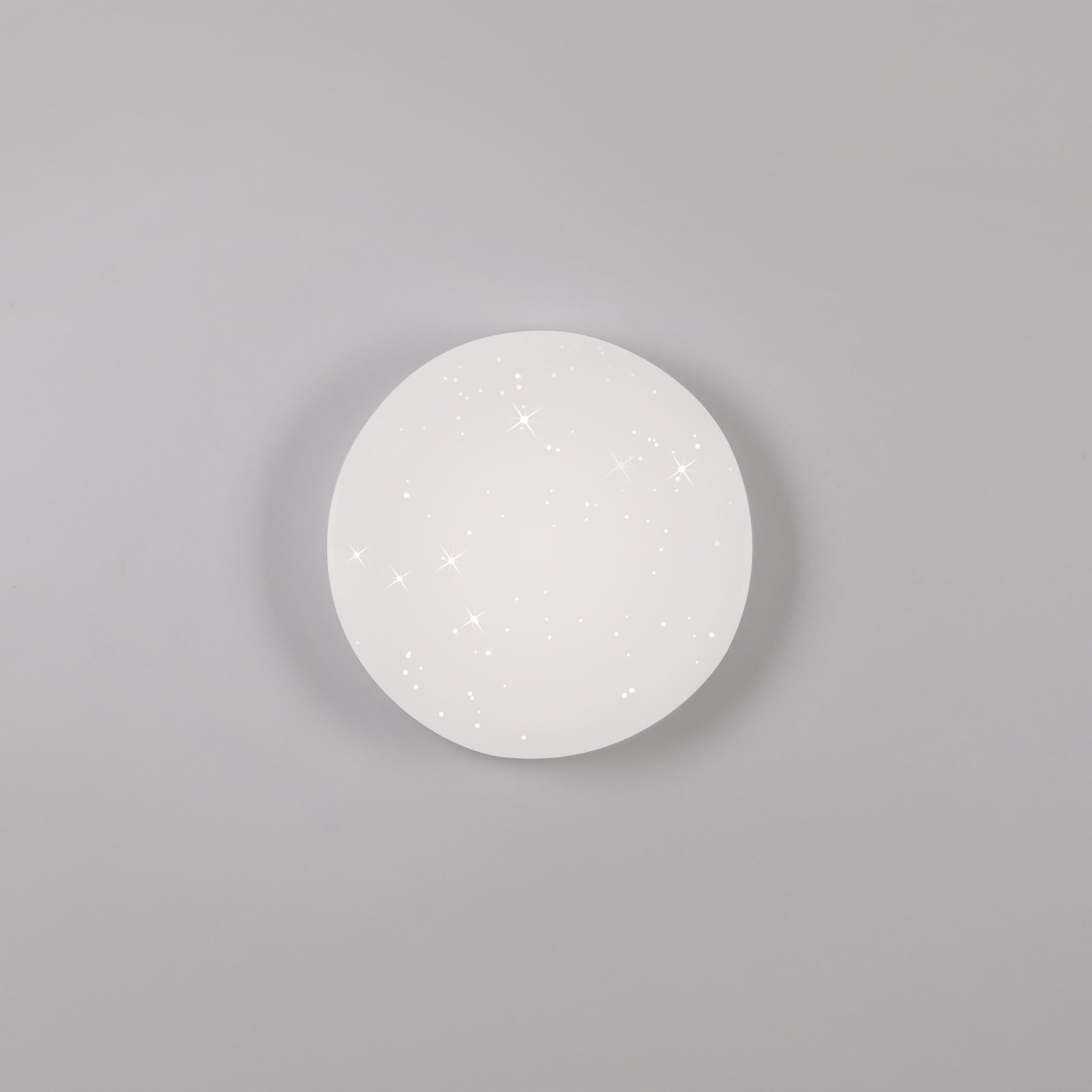 JUST LIGHT. LED ceiling light Uranus, plastic, 3,000 K