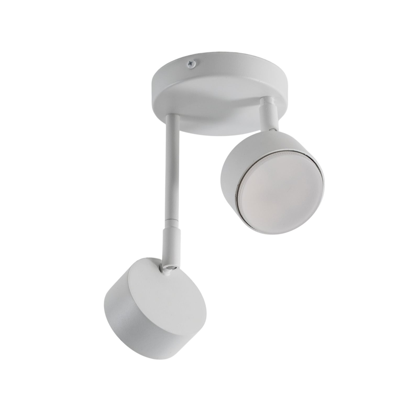 Spot pour plafond Nemo, à 2 lampes, blanc, orientable, métal, GX53 Spot pour plafond Nemo, à 2 lampes, blanc, orientable, métal, GX53
