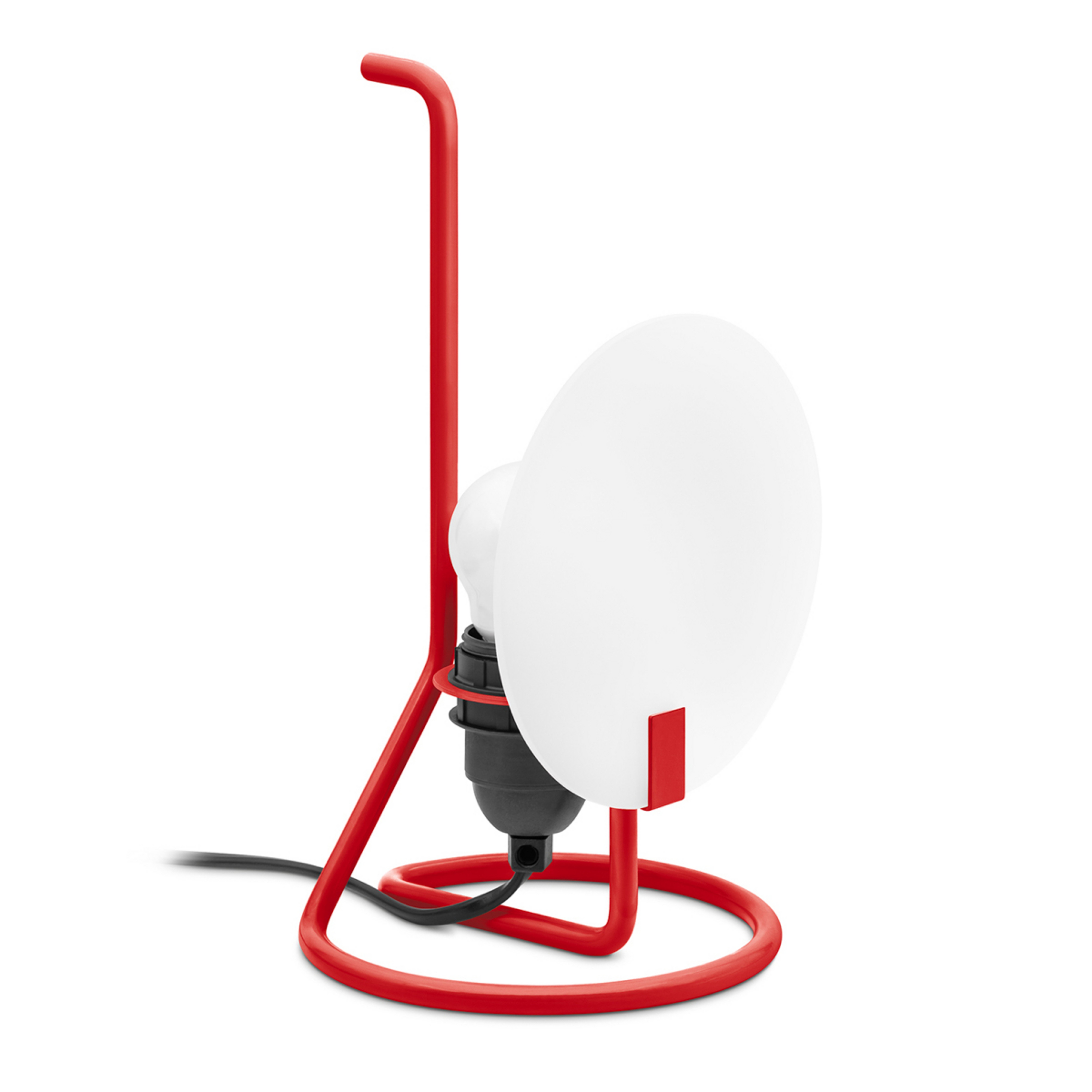 Lampada da tavolo LED Bugia, rossa, altezza 26,3 cm - Stilnovo