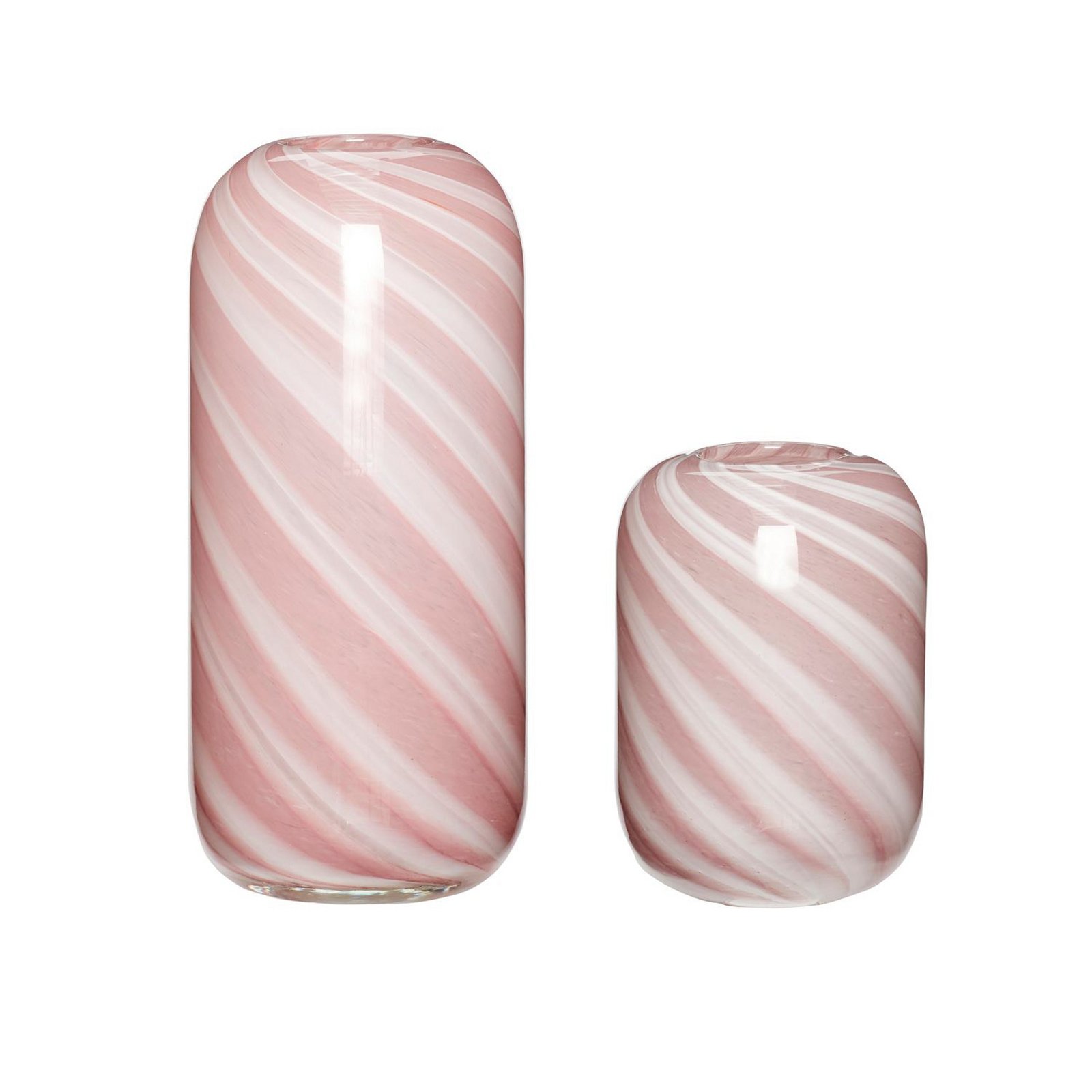 Candy Vases 2 pcs. Pink - Hübsch