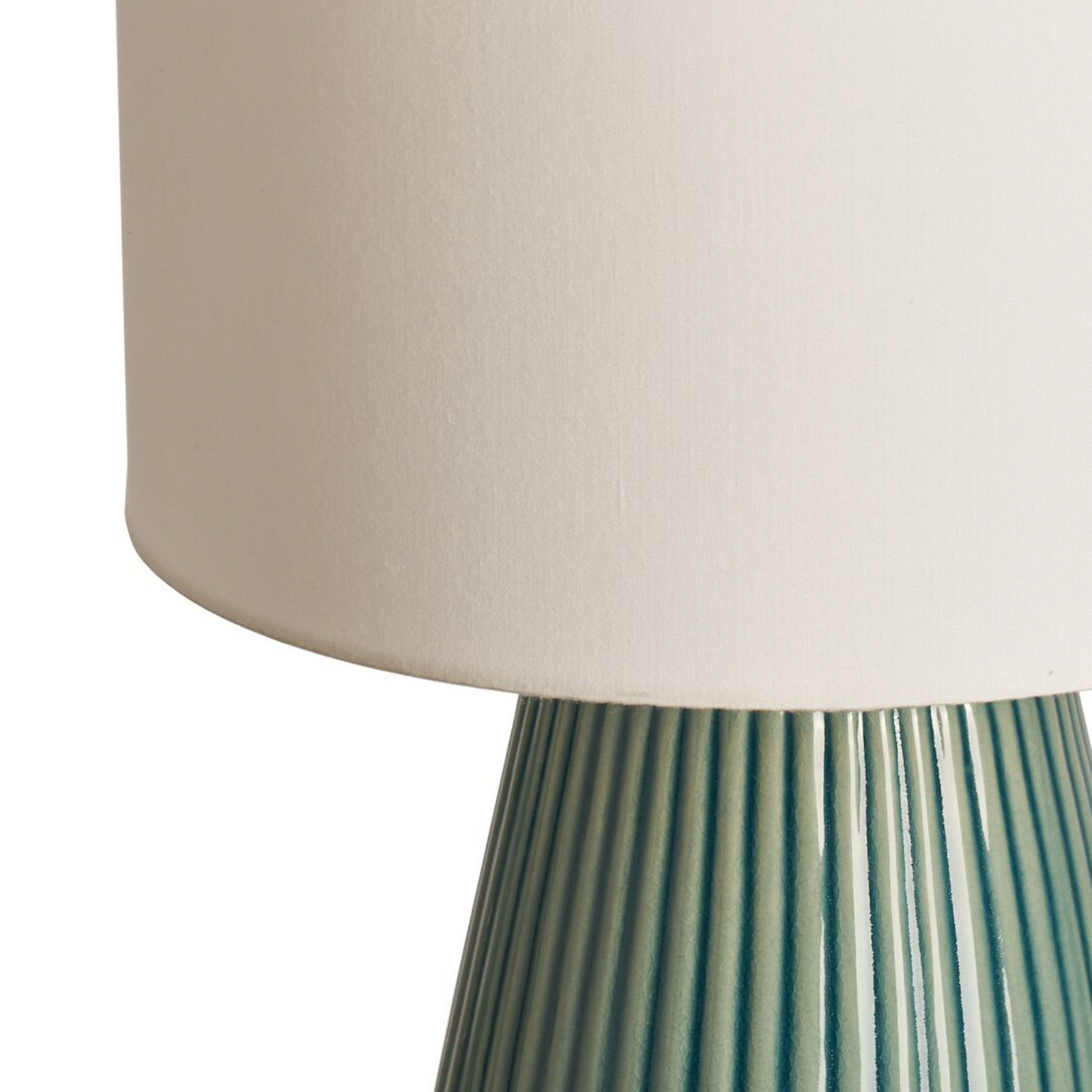 Pauleen-pöytälamppu LOVE IT CLASSY, valkoinen/vihreä, korkeus 36 cm