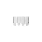 Ripple Long Drink Glasses Set of 4 Clear - Ferm Living