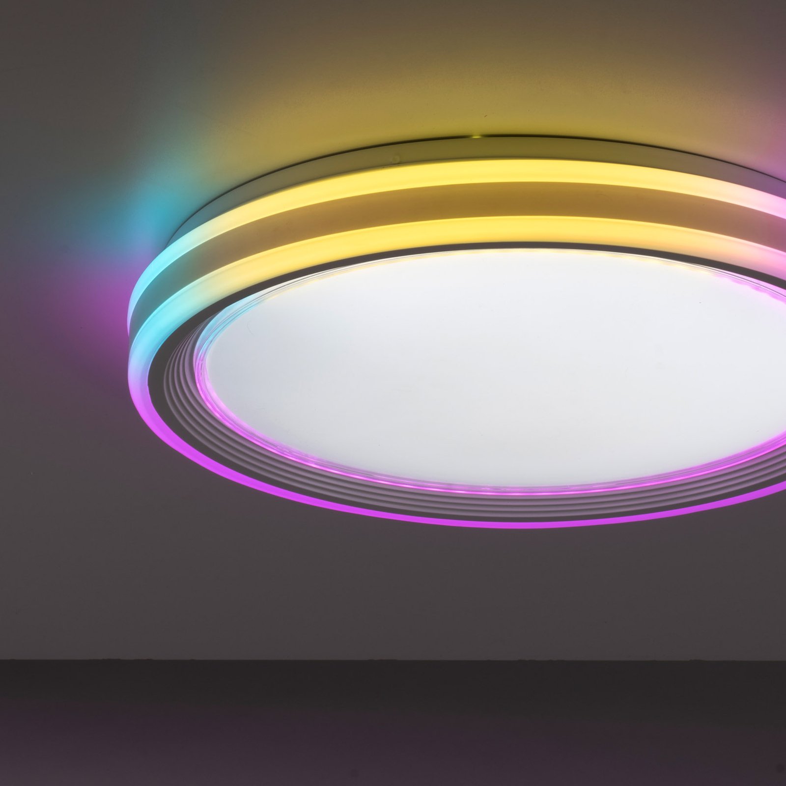 LED-Deckenleuchte Spheric, CCT, RGB, Ø 48cm
