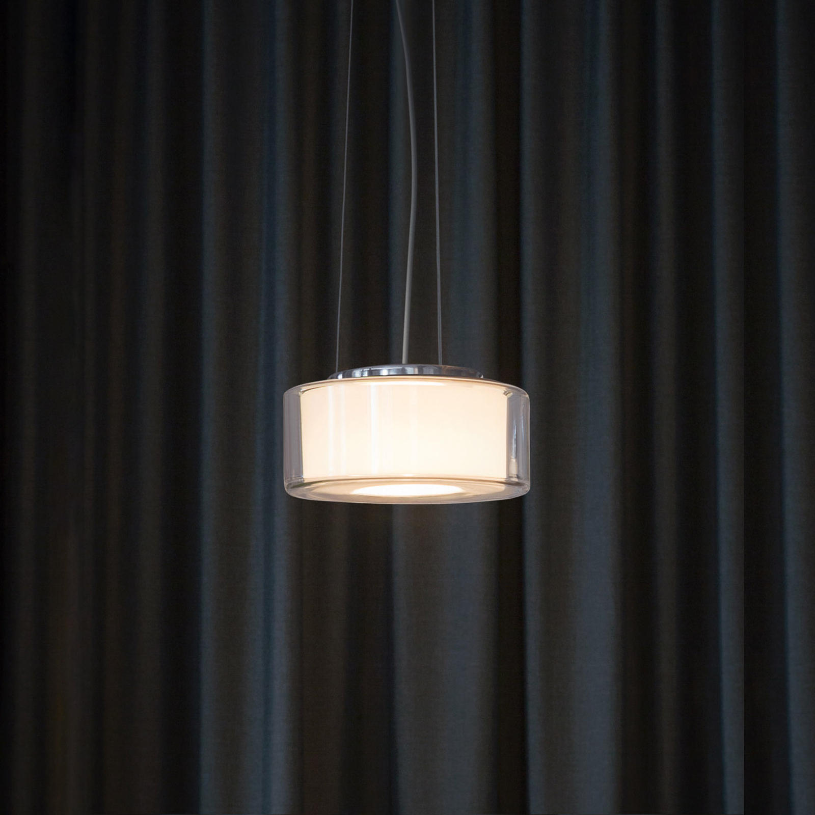 serien.lighting Curling Pendel 927 Glas/zylind.