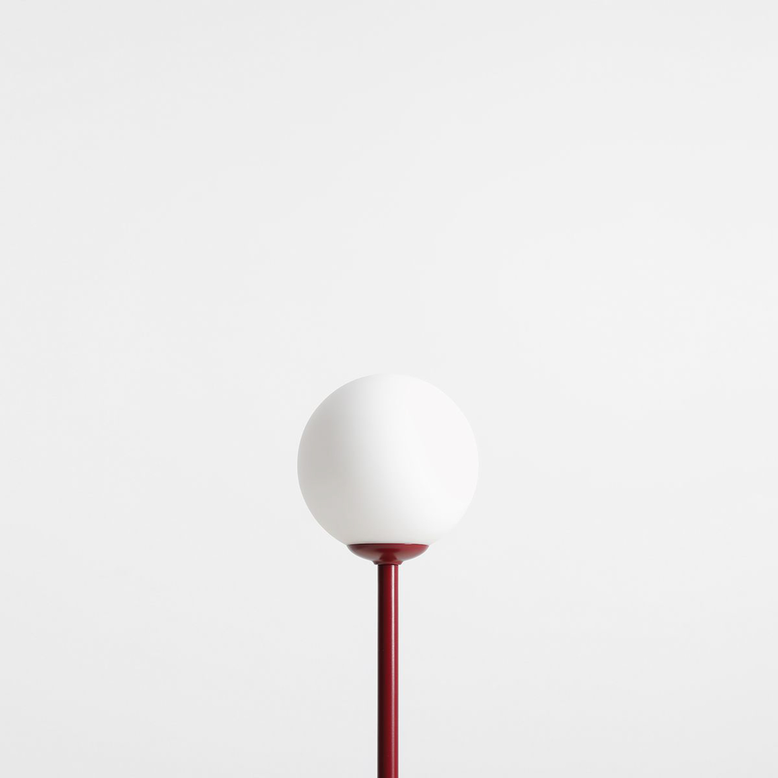 Stolní lampa Joel, výška 35 cm, červená/bílá