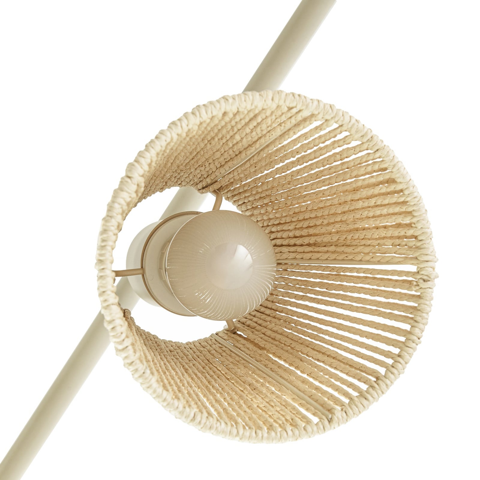 Downlight Lindby Anuva, 86 cm, 5 luces, beige, papel Downlight Lindby Anuva, 86 cm, 5 luces, beige, papel