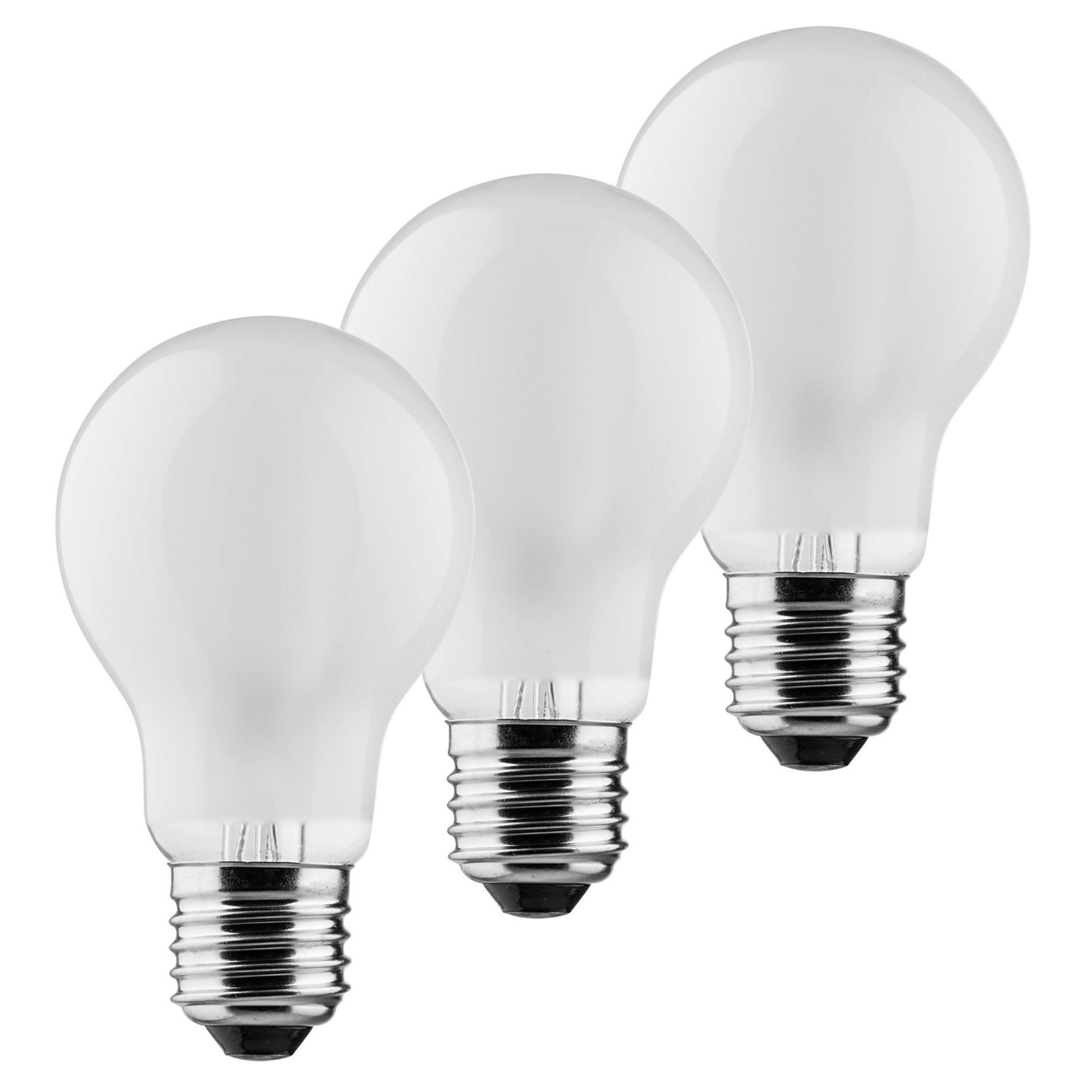 Müller Licht LED-Leuchtmittel, 3er-Set E27 4 W 2.700 K matt