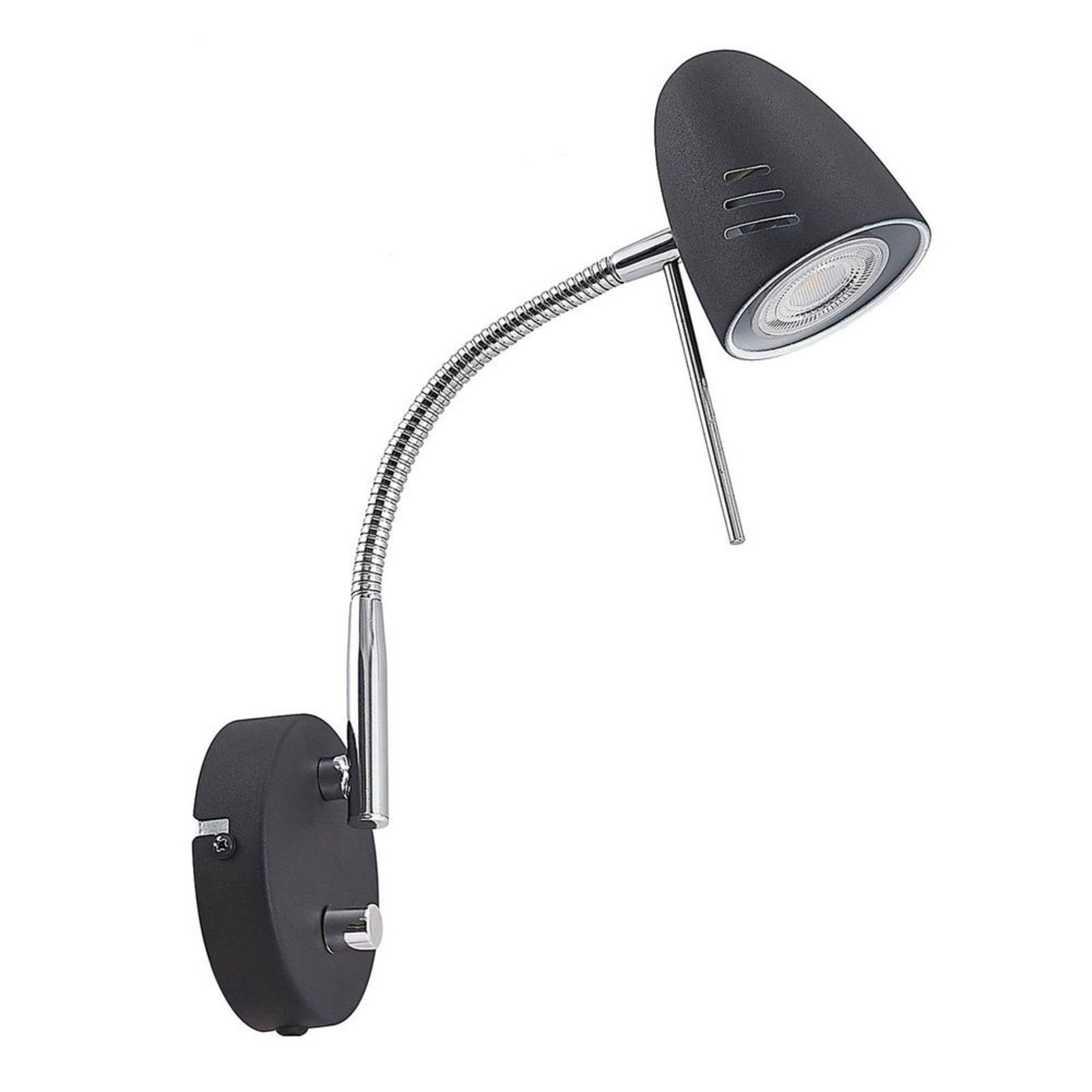 Shreena Wall Lamp Black - Lindby