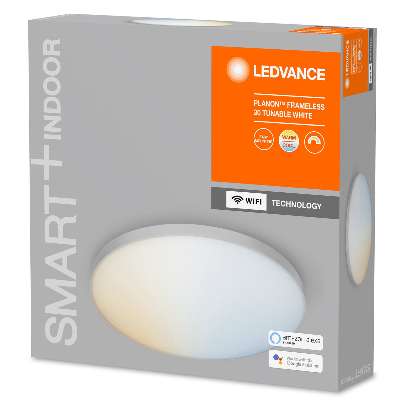 LEDVANCE SMART+ WiFi Planon-LED-paneeli CCT Ø30cm
