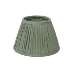 Abajur Ella, verde salva, Ø 20 cm, linho - Watt & Veke