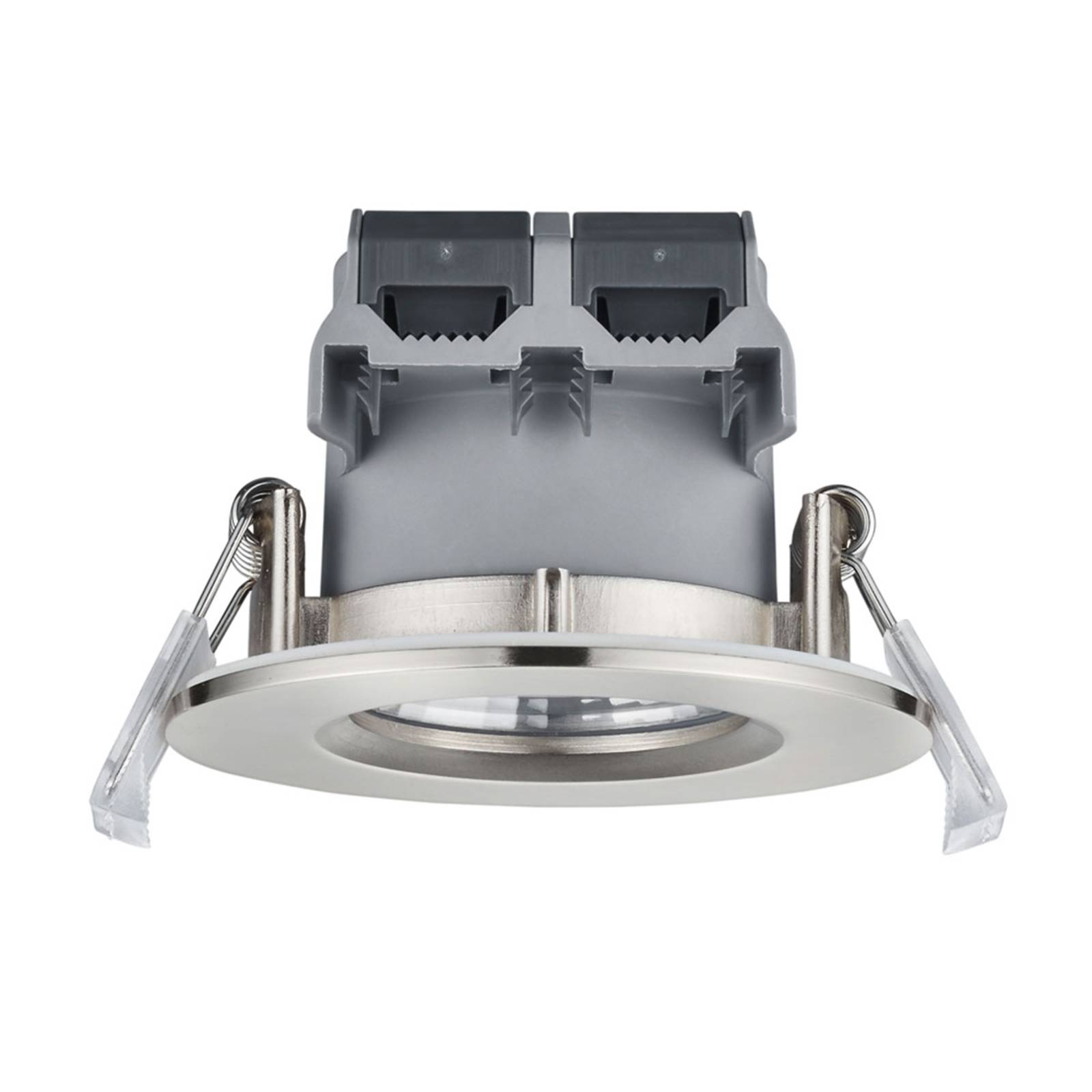 LED Einbaustrahler Zagros in Nickel-matt rund 5,5W 345lm IP65 günstig online kaufen