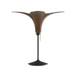 UMAGE Jazz table lamp dark oak, black base