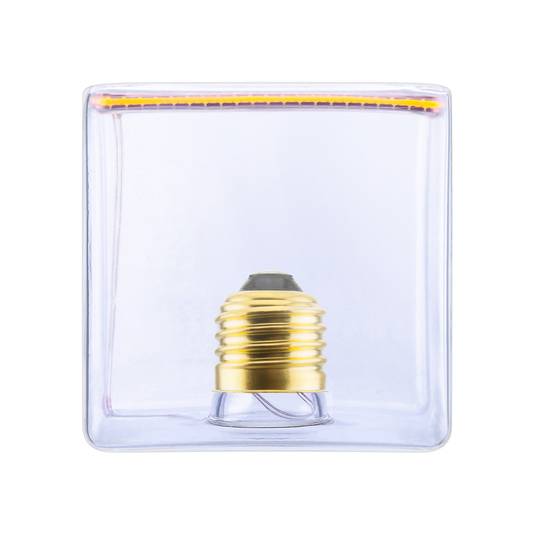 SEGULA LED-Floating-Cube 86 E27 4,5W kirkas sisäos