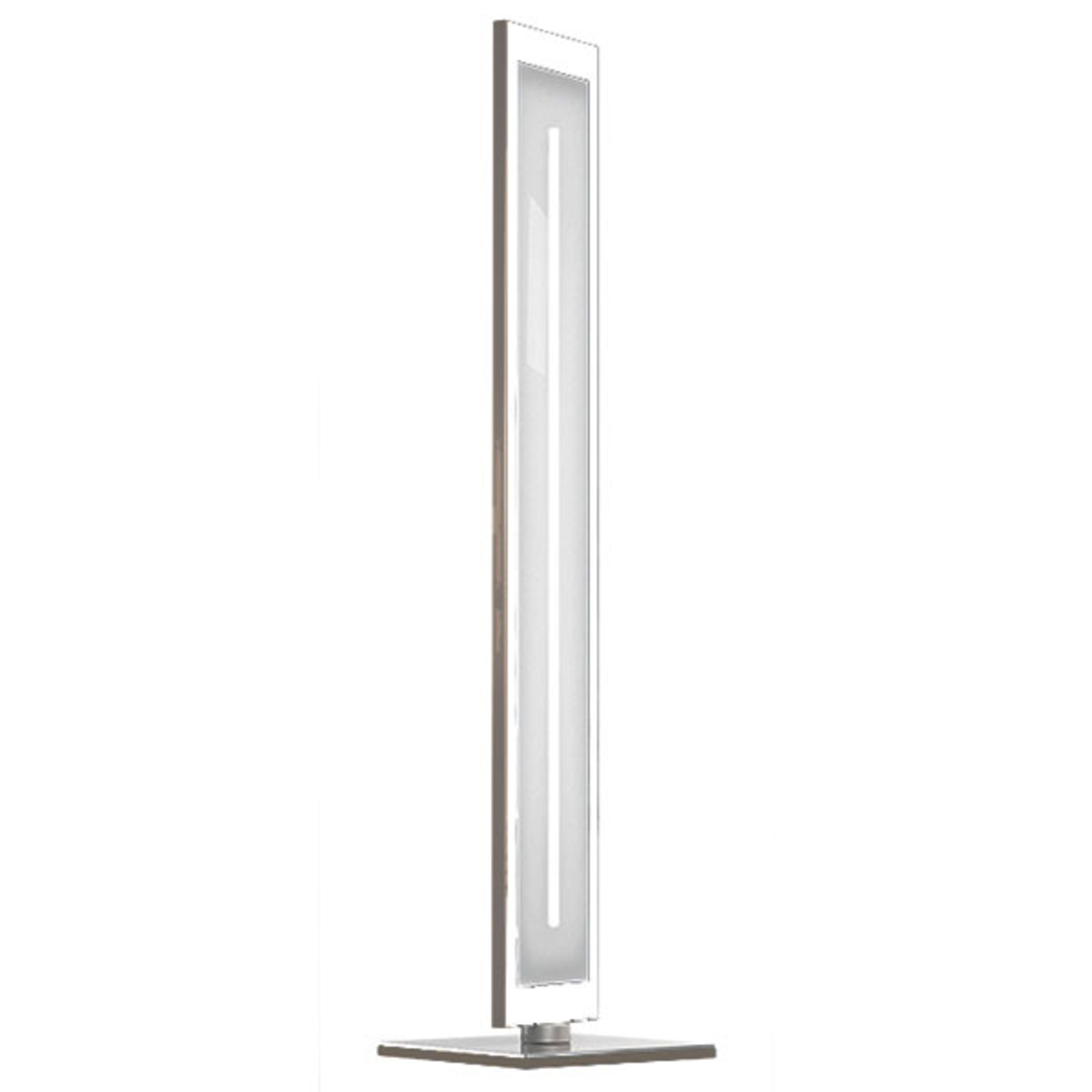 Evotec Zen remote control LED floor lamp, colour, for Living / Dining Room, powder-coated aluminium, opal tempered glass, 30 W, energy efficiency: A+, L: 18.3 cm, W: 18.3 cm, H: 112.5 cm