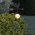 Windy LED solar light, shows the wind direction