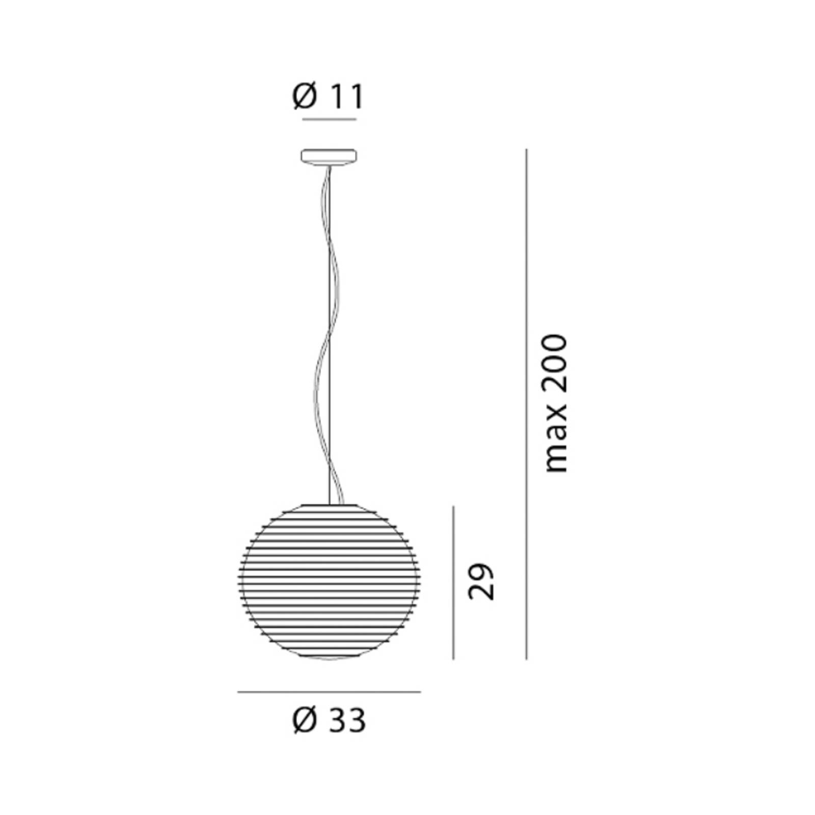 Rotaliana Flow Glass H2 lampa wisząca Ø 33 cm