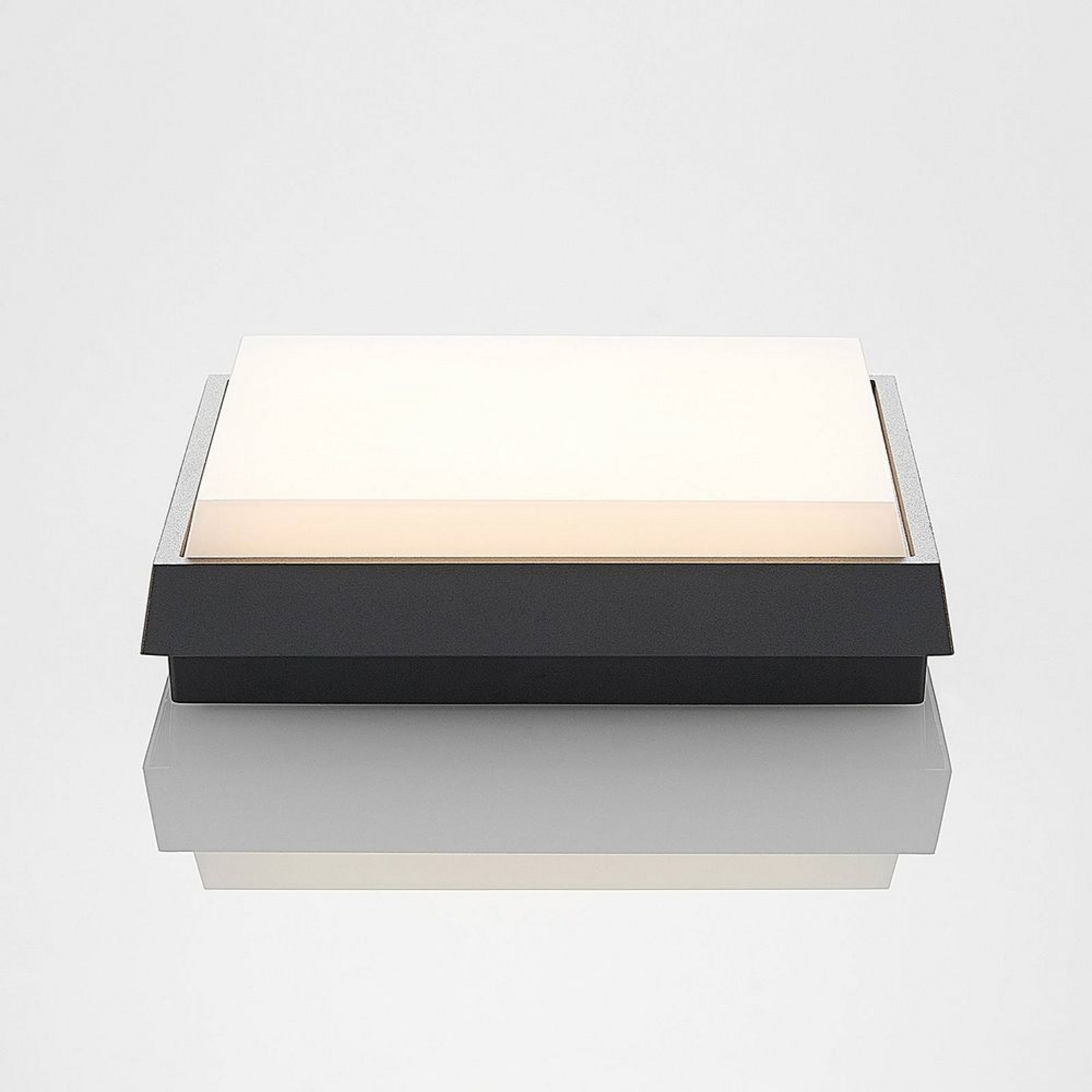 Amra LED Square Ulko Kattovalaisin 17,5 Dark Grey - Lucande