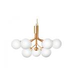 Apiales 9 Candelabru Brushed Brass/Opal White - Nuura