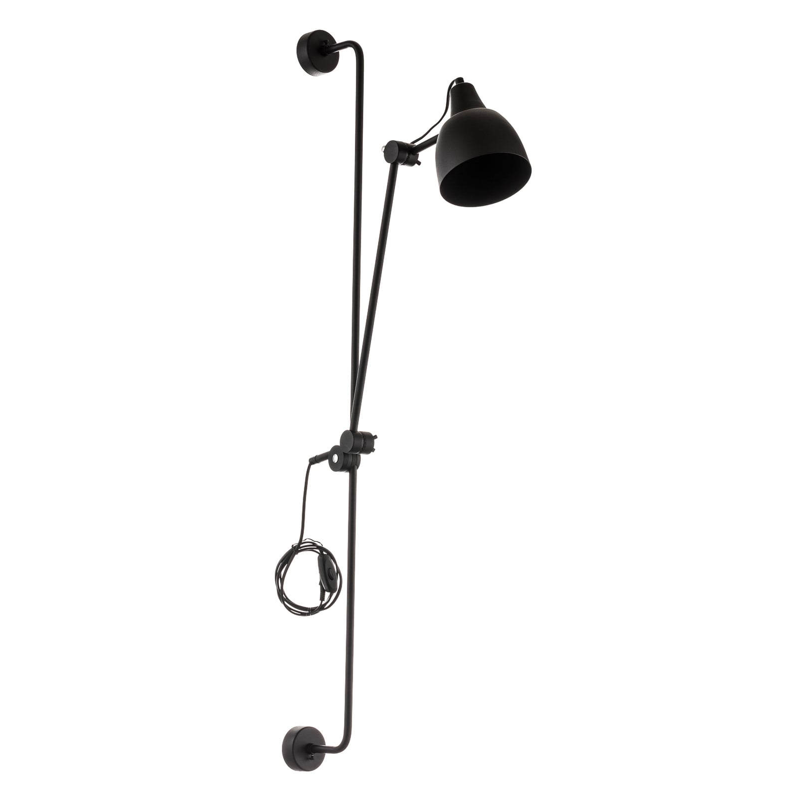 997 Wandlampe schwarz 1-flg. Stecker - ALDEX