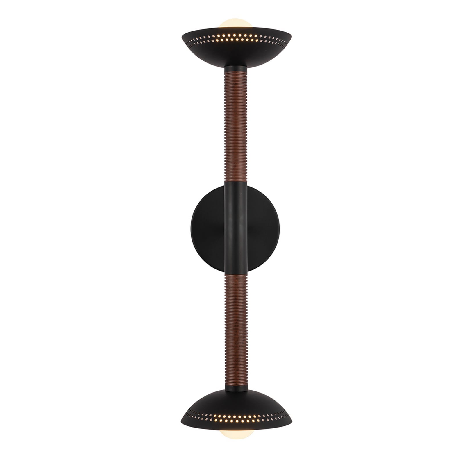 Arden LED wall lamp, black, 57 cm, 2-bulb, metal, dimmable – Elstead Arden LED wall lamp, black, 57 cm, 2-bulb, metal, dimmable – Elstead