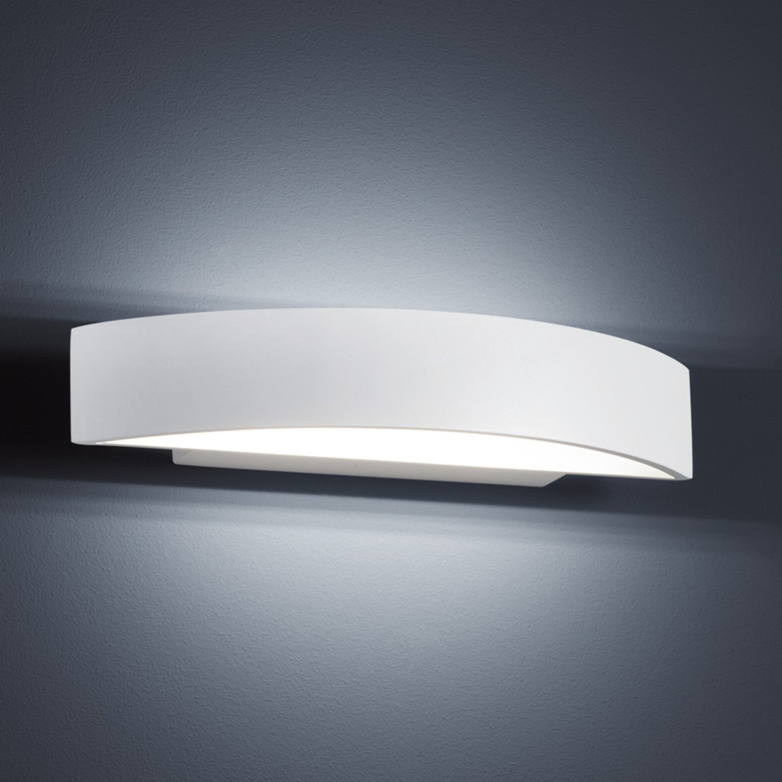Moderna applique a LED Yona bianco opaco, 27,5 cm