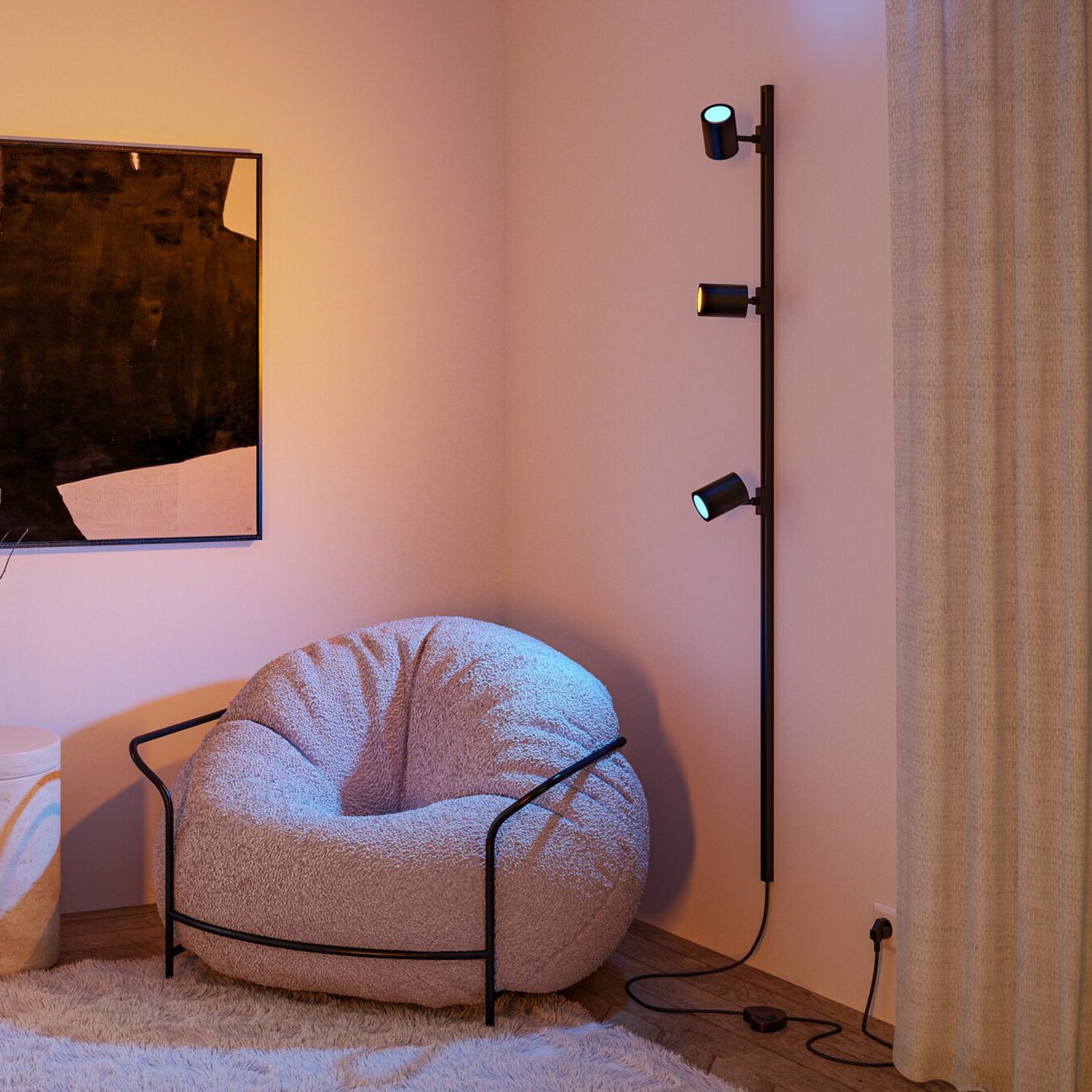 Paulmann URail Spot LED Luxe Zigbee noir mat GU10