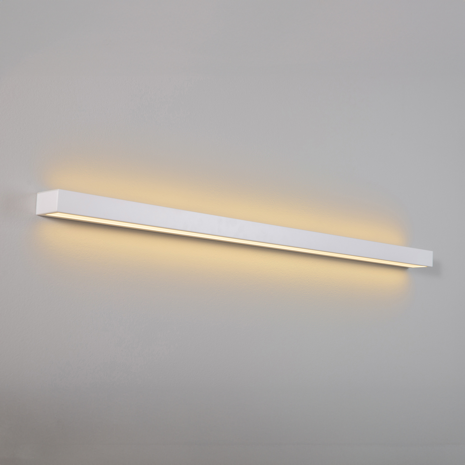 LED wall light Mera, width 120 cm, white