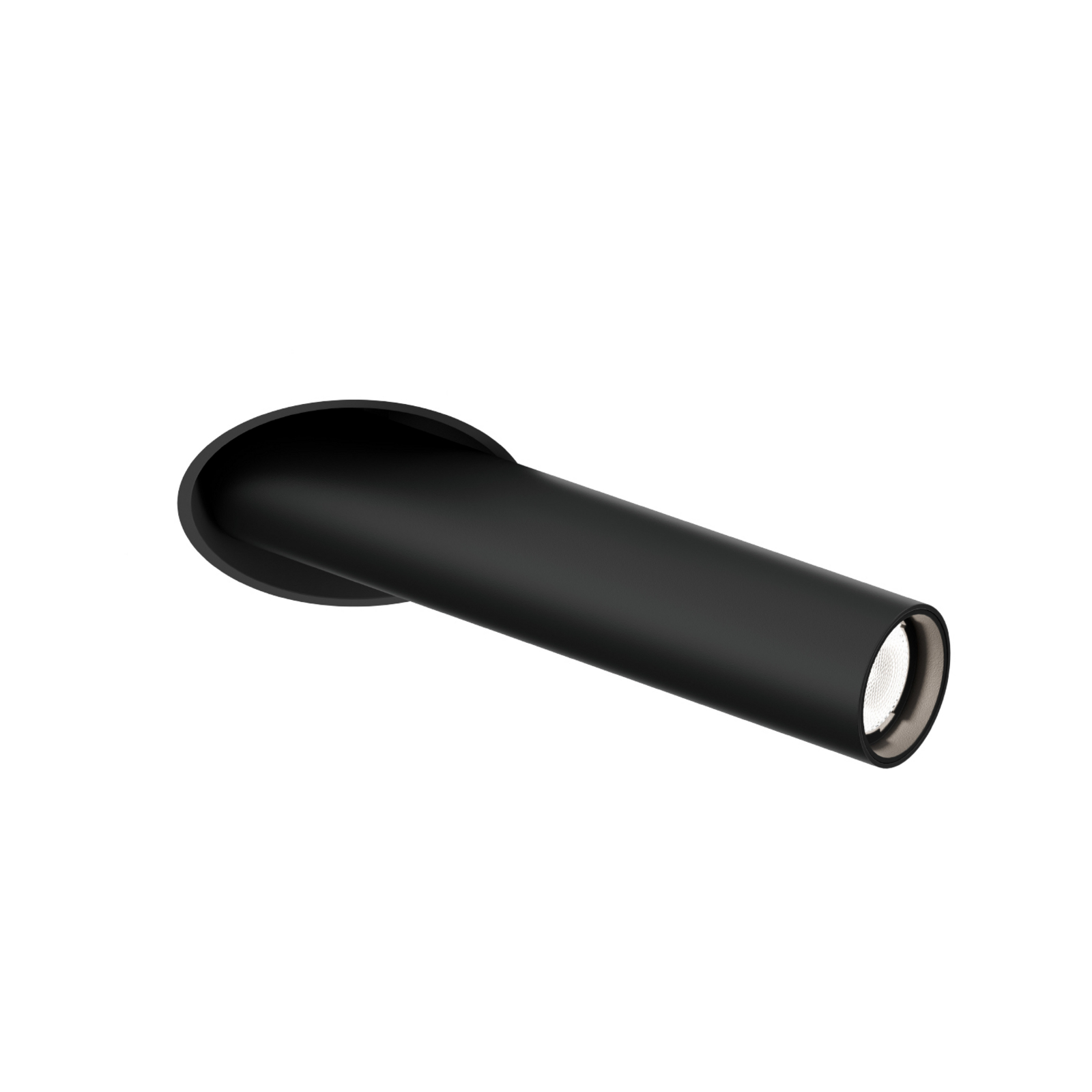 WEVER & DUCRÉ LED-innbyggingslampe Match Sneak uten ramme, svart, 2 700 K