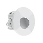 Molto Luce LED-Einbaulampe Wall 68 R SIna RD, weiß, Alu, CCT