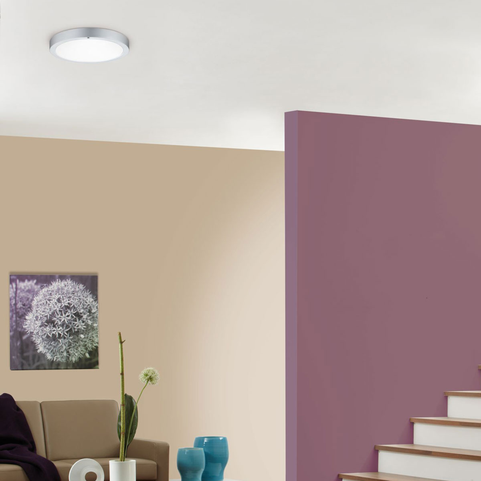 Paulmann Lunar LED-Panel, rund, Ø 30 cm