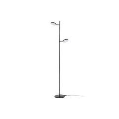 Aluminor Declic lampa stojąca LED, 2-pkt., czarna