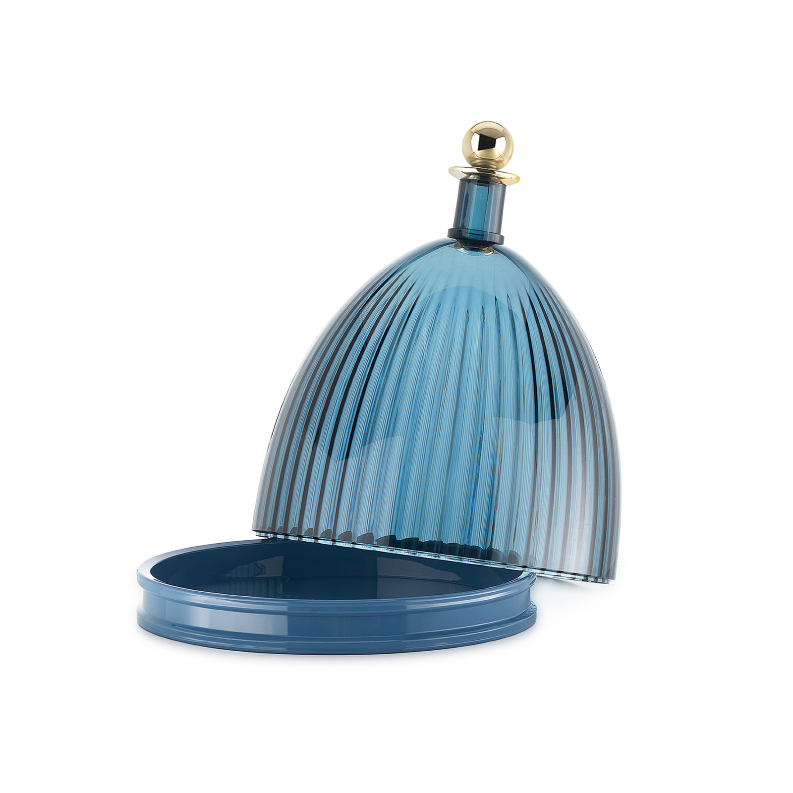 La Coupole dekorativ skål, blå, høyde 30,5 cm - Kartell